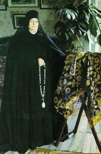 Abbess — Boris Mikhailovich Kustodiev