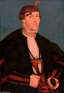 Portrait Of A Young Nobleman — Lucas Cranach The Elder