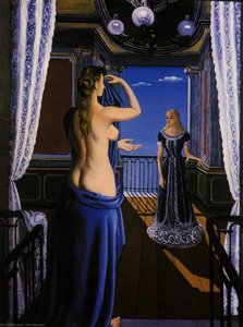 The Balcony — Paul Delvaux, Surrealist Dreamscapes