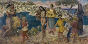 Study For 'lyric Fantasy' — Augustus Edwin John