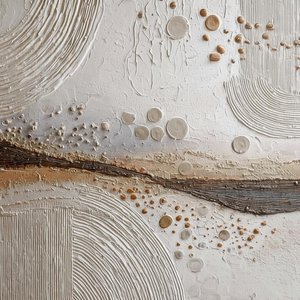 Ethereal Sediment: A Monochromatic Study Of Rhythmic Earth And Sculptural Silence — David Moreau, Plaster & Texture Art