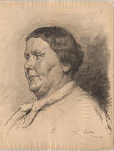 Portrait Of An Unknown Woman 1 — Theodore Clement Steele