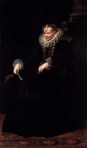 Wife Of An Aristocratic Genoese — Sir Anthony Van Dyck, Baroque