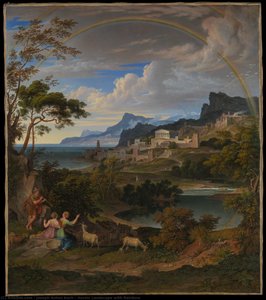 Heroic Landscape With Rainbow — Joseph Anton Koch, Neoclassicism And Romanticism