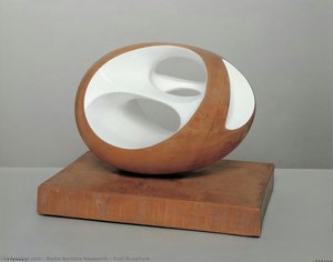 Oval Form (trezion) — Barbara Hepworth, Modern Sculpture