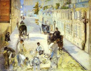 The Road-menders, Rue De Berne — Édouard Manet, Impressionism