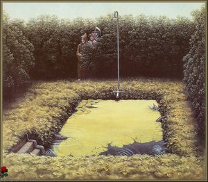 The Inquisition — Jacek Yerka
