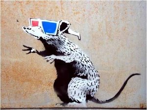 3d Rat Glasses — Banksy