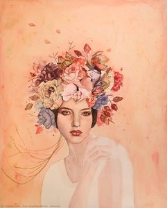 Blossom — Eva González Morán, Contemporary Realism
