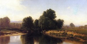 Cattle By The River — Alfred Thompson Bricher