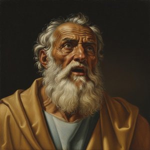The Celestial Gaze: An Eternal Revelation in Chiaroscuro