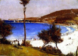 Holiday Sketch At Coogee — Thomas William Roberts