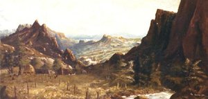 Colorado Homestead, (painting) — Samuel Thomas Beniams