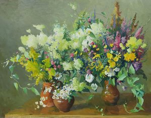 Summer Flowers — Wladimir Anatolijewitsch Nataluschko, Contemporary Realism
