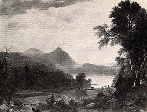 View Of The Hudson Valley, (painting) — Asher Brown Durand