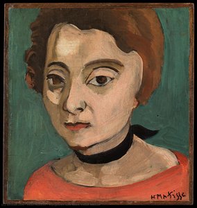 Marguerite Mit Schwarzem Samtkragen — Henri Matisse
