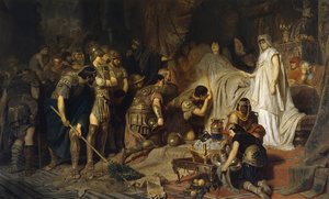 Dying, Alexander The Great Bids Farewell To His Army — Karl Theodor Von Piloty