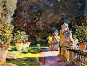 Villa Di Marlia, Lucca — John Singer Sargent, Impressionism
