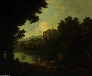 On The Tiber, Italy — Richard Wilson, Romanticism