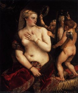 Venus With A Mirror — Titian, Italian Renaissance