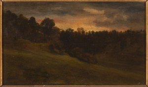 Etude Du Bois Des Brosses Faite A Saint Pierre Pres Pont Sainte Maxence — Alexandre Gabriel Decamps