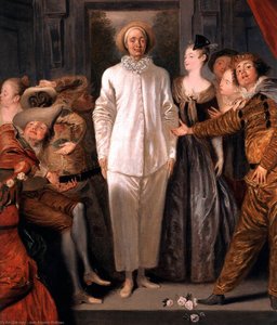 Italian Comedians (detail)