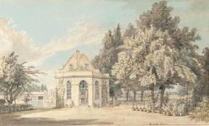 View Of Rackett Lodge, Wandsworth, London — Paul Sandby
