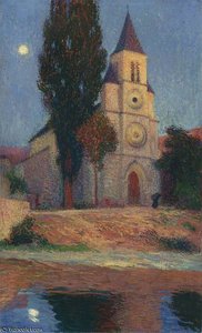 Church By The River — Henri Jean Guillaume Martin