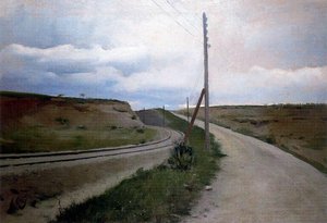Paisaje Con Camino — Ramon Casas I Carbó