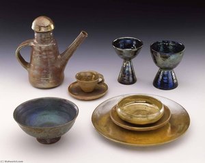 Ceramic Service For Eight (64 Pieces With 10 Serving Pieces) — Beatrice Wood