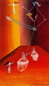 Cyclist Transmission With Crystals — Remedios Varo