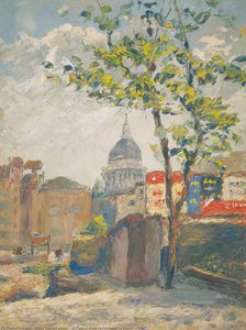 St Paul's from Fetter Lane, London