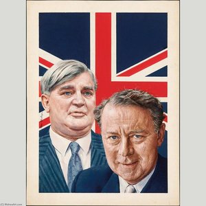 Bevin And Wilson Or Gaitskell — Boris Chaliapin