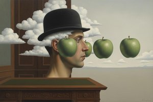 The Weight Of Suspended Thought — Olivier Moreau, Surrealism