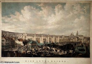 High Level Bridge, Newcastle Upon Tyne — John Wilson Carmichael
