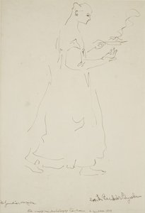 Woman Carrying A Plate — Henri Gaudier-brzeska