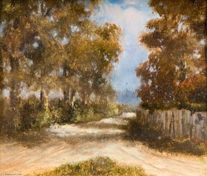 Westhall Road (narrow Lane To Right) — Charles Langton Lockton