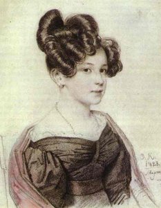 Portrait Of A. A. Olenina — Orest Adamovich Kiprensky
