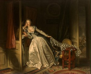 The Stolen Kiss — Jean-honoré Fragonard, Rococo