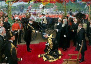 Knighting Of Sir William Smith Crossman