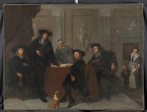De Regenten Van Het Leprozenhuis — Jacob Ochtervelt
