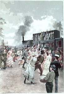 The Sunday Train — Cesare Auguste Detti