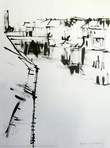 With The Plain Fingers And The Pen En Plein Air — Alfred Freddy Krupa
