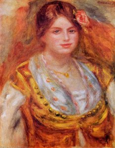 Portrait Of Mademoiselle Francois — Pierre-auguste Renoir, Impressionism
