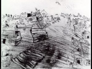 Das Dorf Pliushkins — Marc Chagall