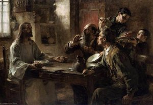Supper At Emmaus — Léon Augustin L'hermitte