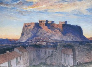 Acropolis At Sunrise — Herbert Edwin Pelham Hughes Stanton