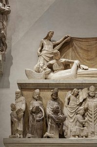 Sarcophagus of Azzone Visconti, detail