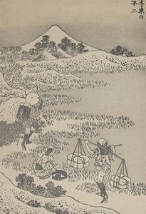 Fuji Vom Abendnebel — Katsushika Hokusai