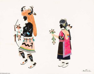 Buffalo Dancers — Awa Tsireh